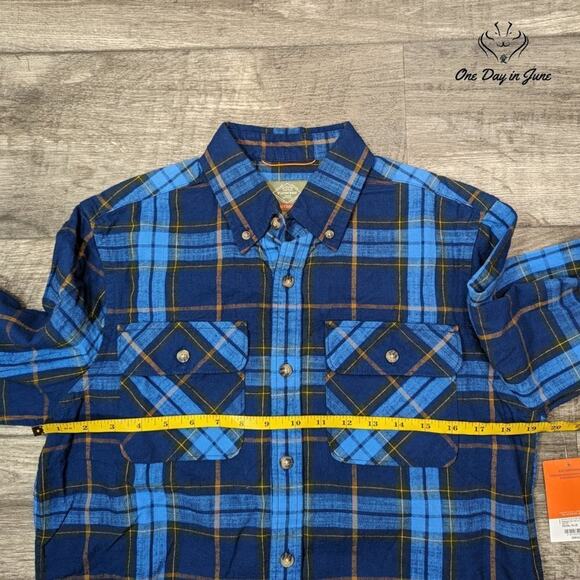 St. John's Bay Outdoor Durable Cotton Button Down Shirt Size S - Picture 3 of 5